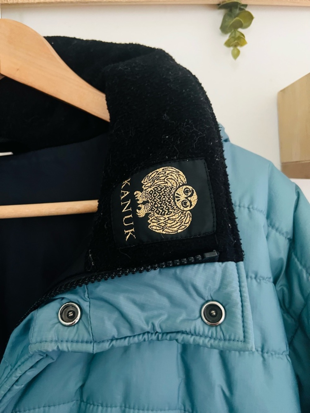 Vintage Kanuk Unisex Puffer Jacket | Size 5 | Teal Blue | Hooded Winter Coat - Picture 10 of 16